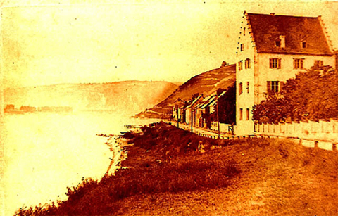 1860 Das Teufelsschloss in Fahr Wirtschaftsgebäude