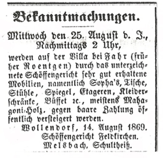 Neuwieder Zeitung 101 vom 22. August 1869