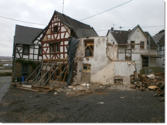 06. Oktober 2012 - Abriss Sanierung Untere Mühle Fahr