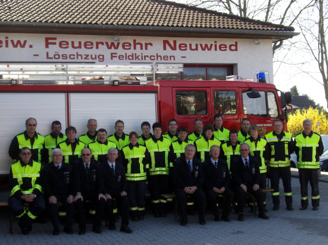 Freiwillige Feuerwehr Neuwied Mannschaft des Löschzuges Feldkirchen