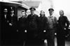 1943 Leiter der Post in Fahr mit seinen Mitarbeitern