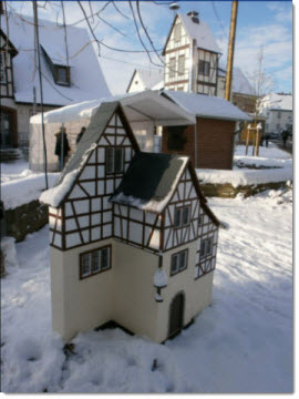 Das Modell des Beunehof Gönnersdorf